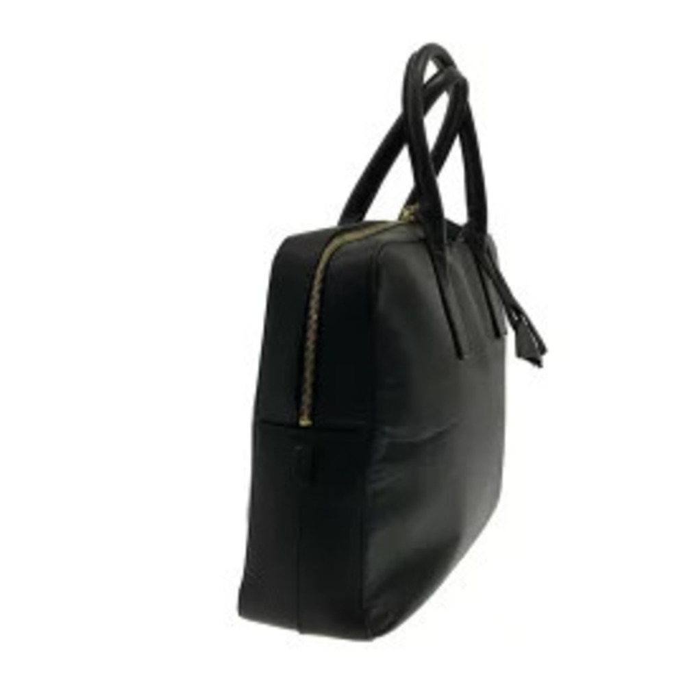 Saint Laurent PARIS Museum Handbag Black Leather